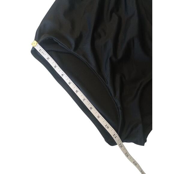 Bar III Tell Me About It Stud One Piece Swimsuit Black XL NWT - Picture 7 of 9